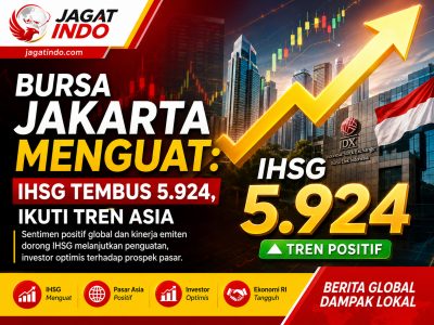 Bursa Jakarta Menguat: IHSG Tembus 5.924, Ikuti Tren Asia
