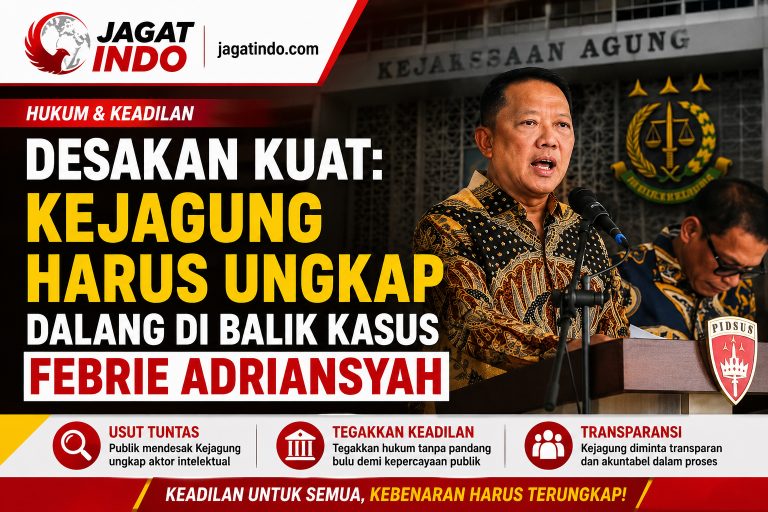 Desakan Kuat: Kejagung Harus Ungkap Dalang di Balik Kasus Febrie Adriansyah
