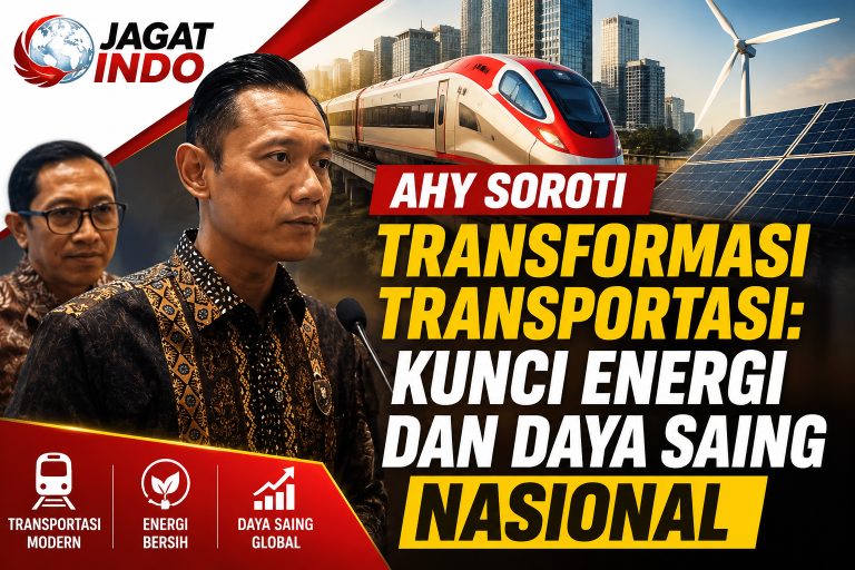AHY Soroti Transformasi Transportasi: Kunci Energi dan Daya Saing Nasional