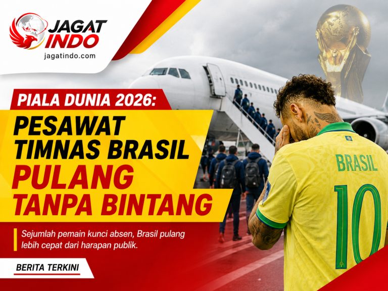 Piala Dunia 2026: Pesawat Timnas Brasil Pulang Tanpa Bintang