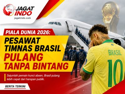 Piala Dunia 2026: Pesawat Timnas Brasil Pulang Tanpa Bintang