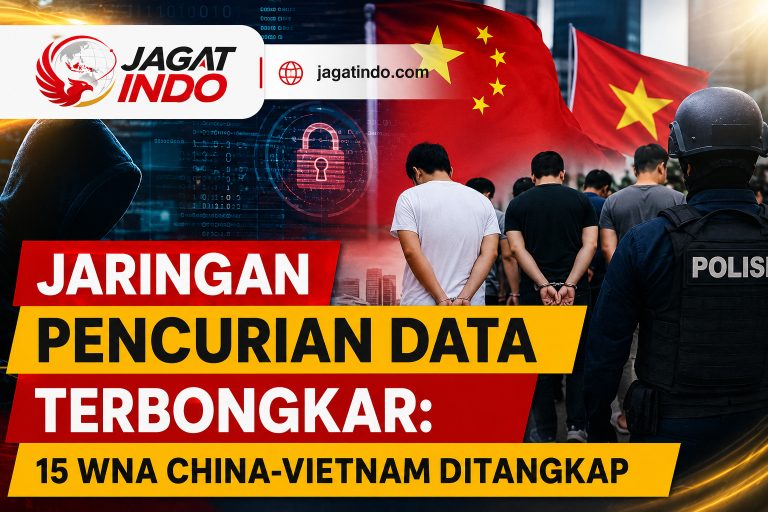 Jaringan Pencurian Data Terbongkar: 15 WNA China-Vietnam Ditangkap