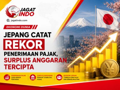 Jepang Catat Rekor Penerimaan Pajak, Surplus Anggaran Tercipta