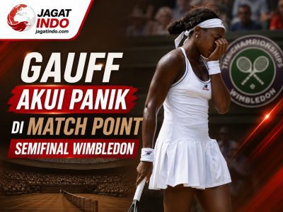 Gauff Akui Panik di Match Point Semifinal Wimbledon