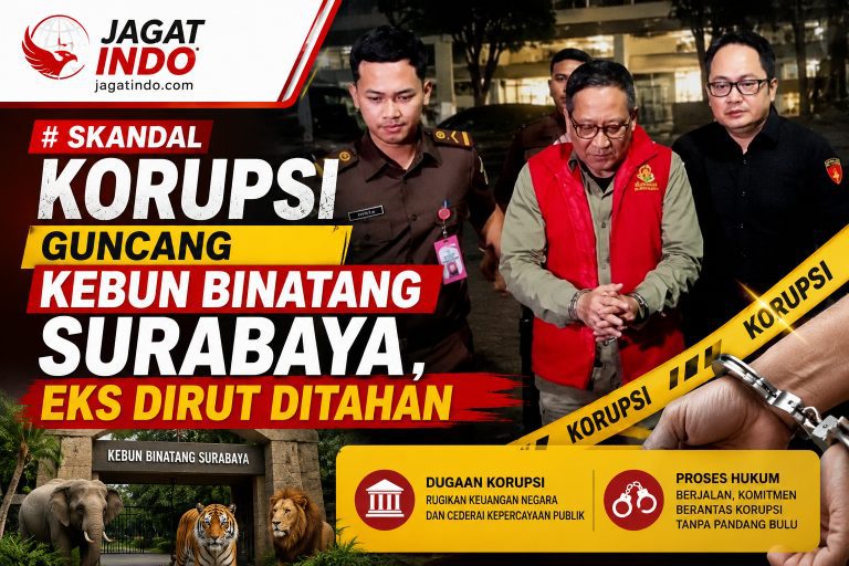 Skandal Korupsi Guncang Kebun Binatang Surabaya, Eks Dirut Ditahan