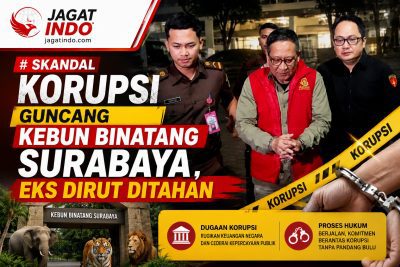 Skandal Korupsi Guncang Kebun Binatang Surabaya, Eks Dirut Ditahan