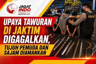 Upaya Tawuran di Jaktim Digagalkan, Tujuh Pemuda dan Sajam Diamankan