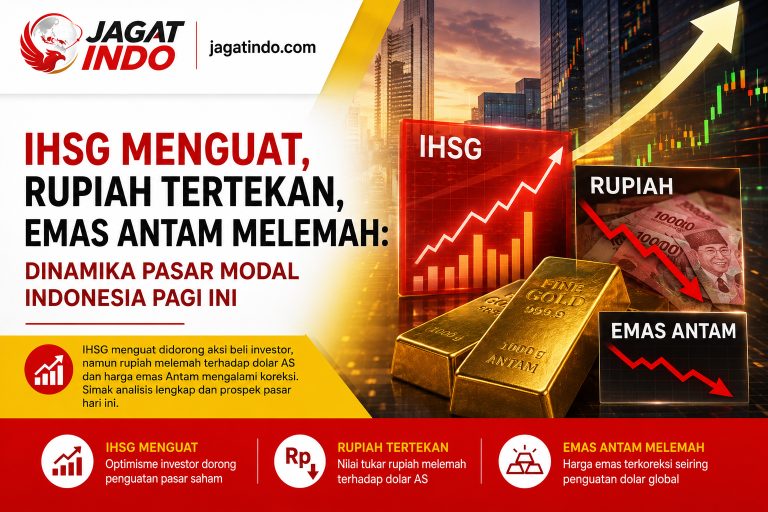 IHSG Menguat, Rupiah Tertekan, Emas Antam Melemah: Dinamika Pasar Modal Indonesia Pagi Ini
