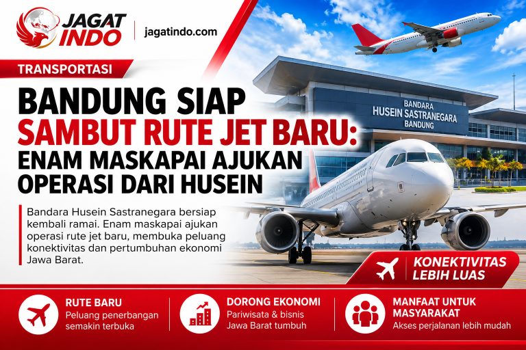 Bandung Siap Sambut Rute Jet Baru: Enam Maskapai Ajukan Operasi dari Husein