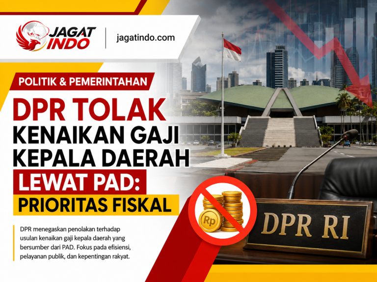 DPR Tolak Kenaikan Gaji Kepala Daerah Lewat PAD: Prioritas Fiskal