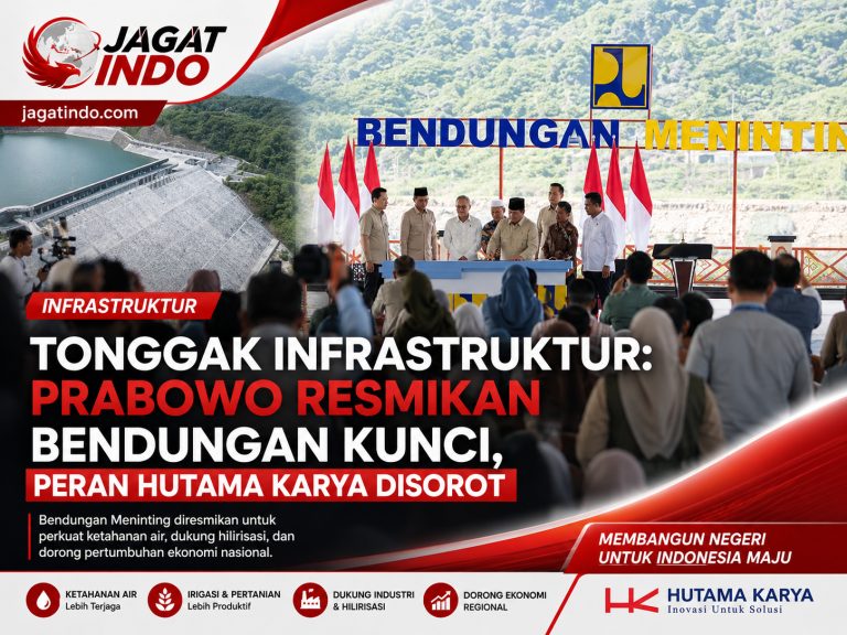 Tonggak Infrastruktur: Prabowo Resmikan Bendungan Kunci, Peran Hutama Karya Disorot