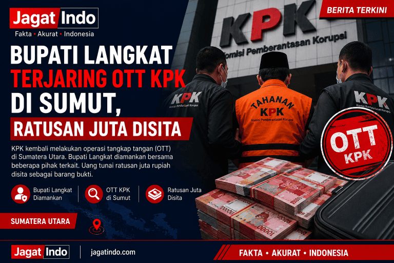 Bupati Langkat Terjaring OTT KPK di Sumut, Ratusan Juta Disita