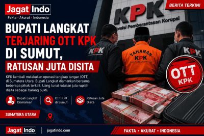 Bupati Langkat Terjaring OTT KPK di Sumut, Ratusan Juta Disita
