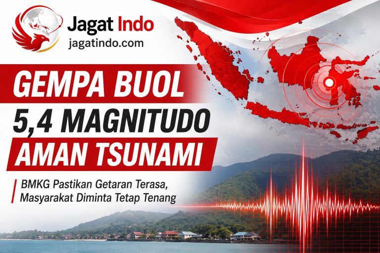Buol Diguncang Gempa 5,4 Magnitudo: BPBD Pastikan Aman dari Tsunami