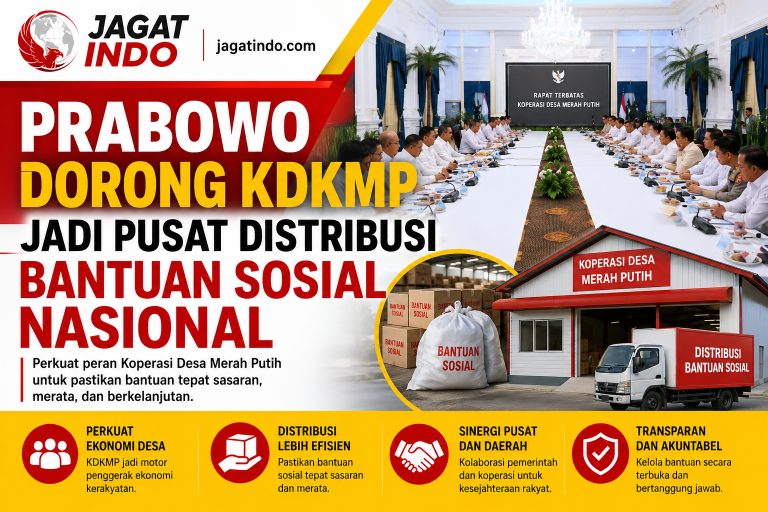 Prabowo Dorong KDKMP Jadi Pusat Distribusi Bantuan Sosial Nasional