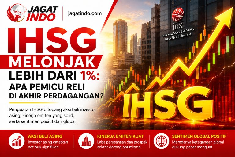 IHSG Melonjak Lebih dari 1%: Apa Pemicu Reli di Akhir Perdagangan?