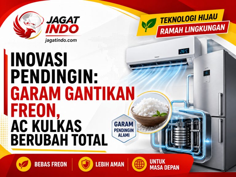 Inovasi Pendingin: Garam Gantikan Freon, AC Kulkas Berubah Total