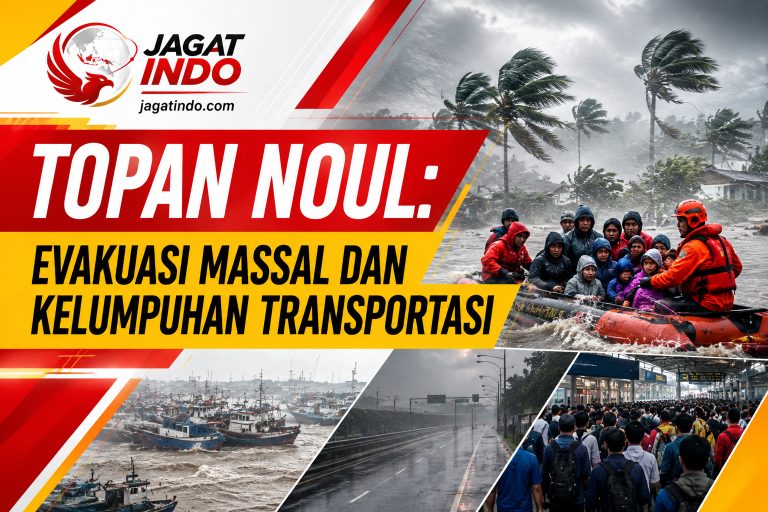 Topan Noul: Evakuasi Massal dan Kelumpuhan Transportasi
