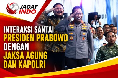 Interaksi Santai Presiden Prabowo dengan Jaksa Agung dan Kapolri