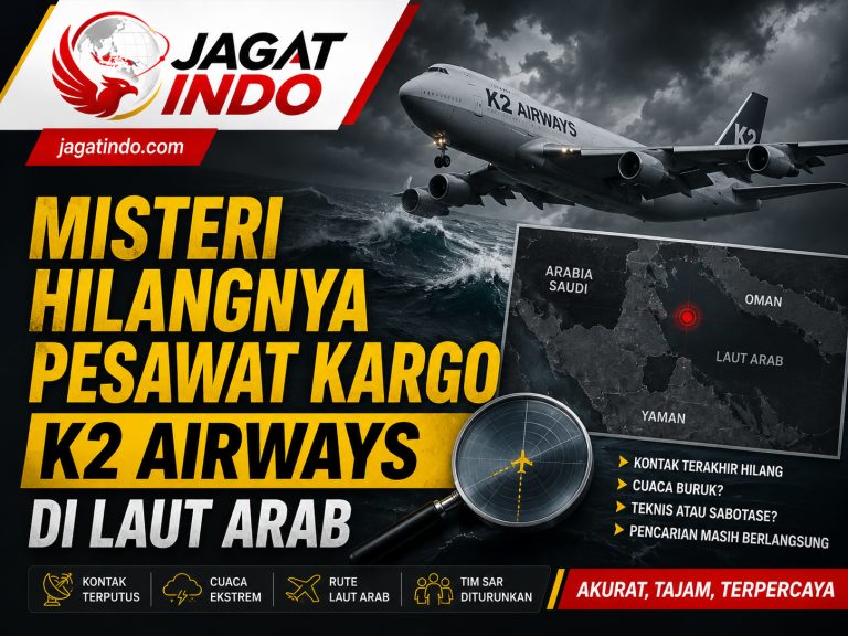 Misteri Hilangnya Pesawat Kargo K2 Airways di Laut Arab