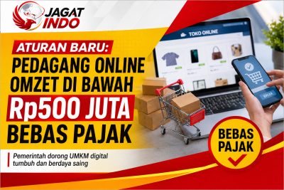 Aturan Baru: Pedagang Online Omzet di Bawah Rp500 Juta Bebas Pajak