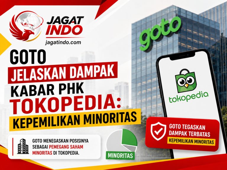 GOTO Jelaskan Dampak Kabar PHK Tokopedia: Kepemilikan Minoritas