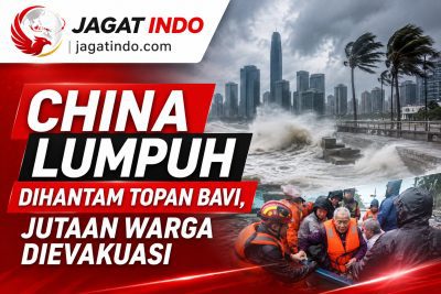 China Lumpuh Dihantam Topan Bavi, Jutaan Warga Dievakuasi