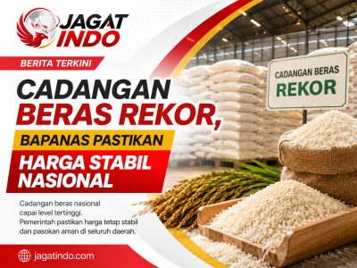 Cadangan Beras Rekor, Bapanas Pastikan Harga Stabil Nasional