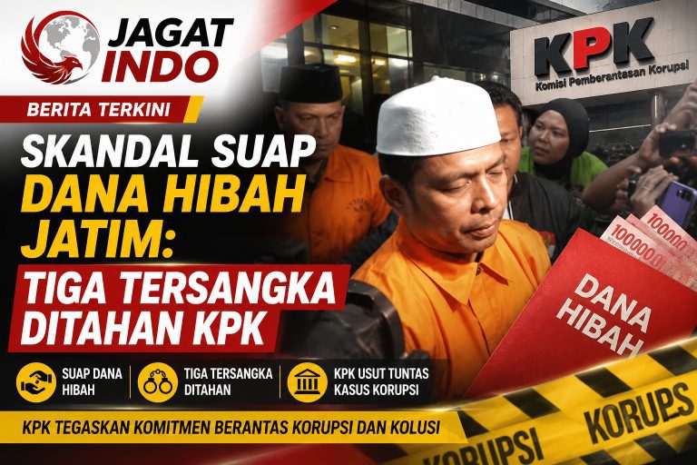 Skandal Suap Dana Hibah Jatim: Tiga Tersangka Ditahan KPK