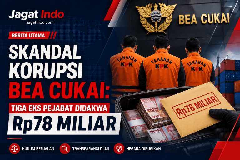 Skandal Korupsi Bea Cukai: Tiga Eks Pejabat Didakwa Rp78 Miliar