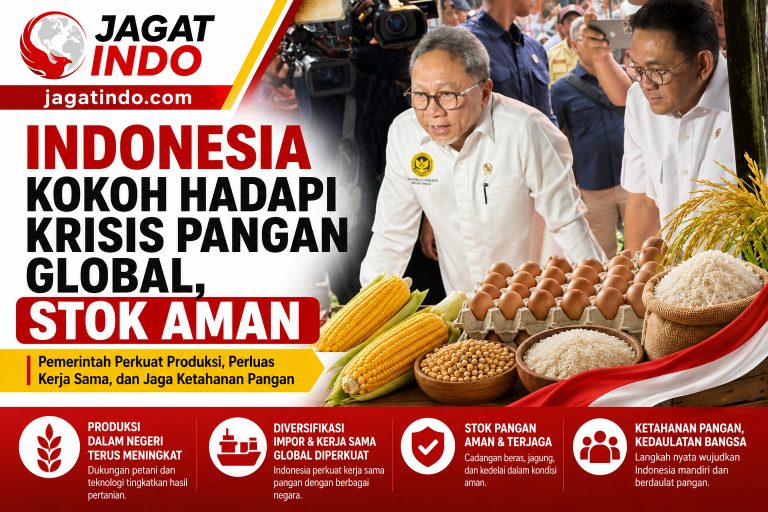Indonesia Kokoh Hadapi Krisis Pangan Global, Stok Aman