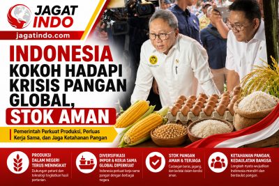 Indonesia Kokoh Hadapi Krisis Pangan Global, Stok Aman