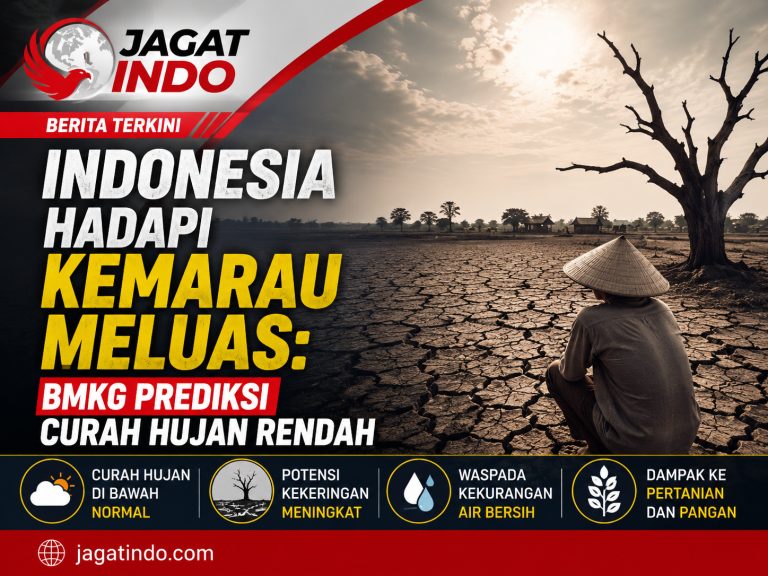 Indonesia Hadapi Kemarau Meluas: BMKG Prediksi Curah Hujan Rendah