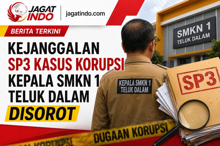 Kejanggalan SP3 Kasus Korupsi Kepala SMKN 1 Teluk Dalam Disorot