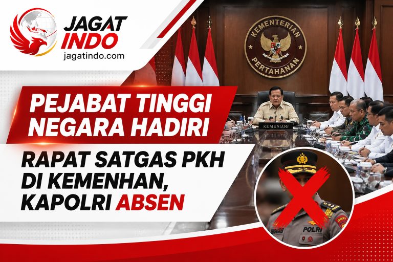 Pejabat Tinggi Negara Hadiri Rapat Satgas PKH di Kemenhan, Kapolri Absen