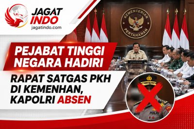 Pejabat Tinggi Negara Hadiri Rapat Satgas PKH di Kemenhan, Kapolri Absen