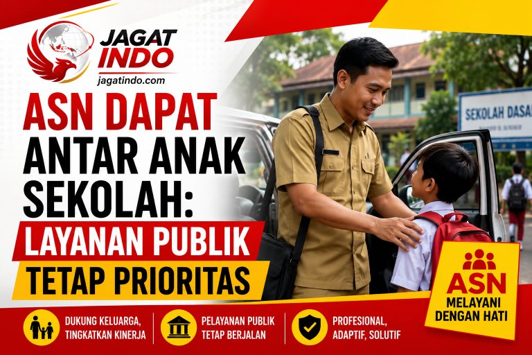 ASN Dapat Antar Anak Sekolah: Layanan Publik Tetap Prioritas