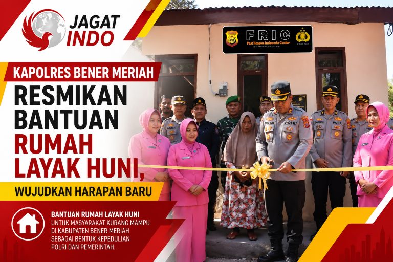 Kapolres Bener Meriah Resmikan Bantuan Rumah Layak Huni, Wujudkan Harapan Baru