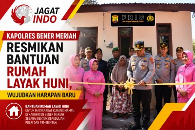 Kapolres Bener Meriah Resmikan Bantuan Rumah Layak Huni, Wujudkan Harapan Baru