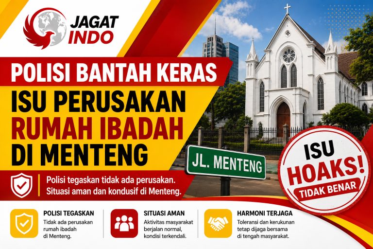 Polisi Bantah Keras Isu Perusakan Rumah Ibadah di Menteng