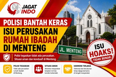 Polisi Bantah Keras Isu Perusakan Rumah Ibadah di Menteng