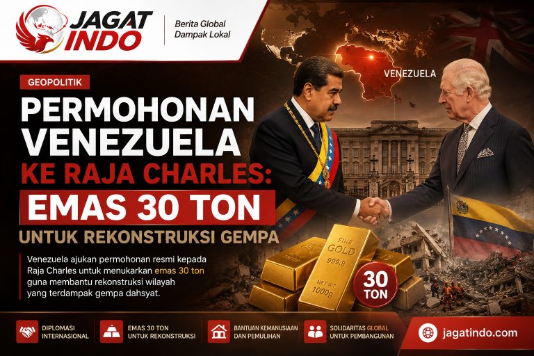 Permohonan Venezuela ke Raja Charles: Emas 30 Ton untuk Rekonstruksi Gempa
