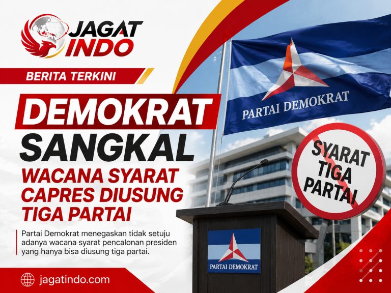 Demokrat Sangkal Wacana Syarat Capres Diusung Tiga Partai