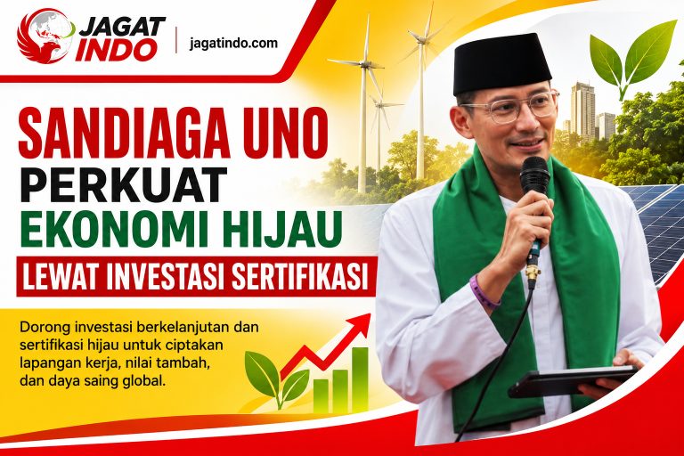 Sandiaga Uno Perkuat Ekonomi Hijau Lewat Investasi Sertifikasi