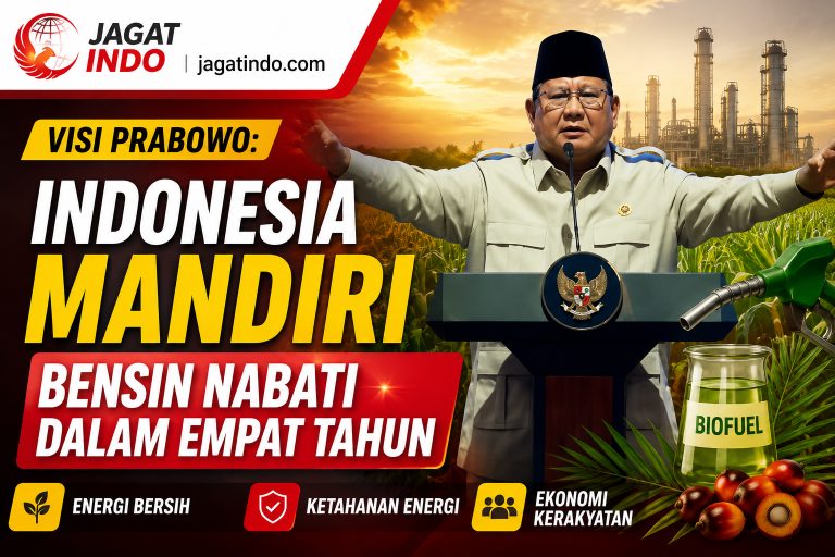 Visi Prabowo: Indonesia Mandiri Bensin Nabati dalam Empat Tahun