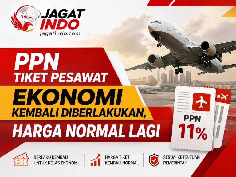 PPN Tiket Pesawat Ekonomi Kembali Diberlakukan, Harga Normal Lagi