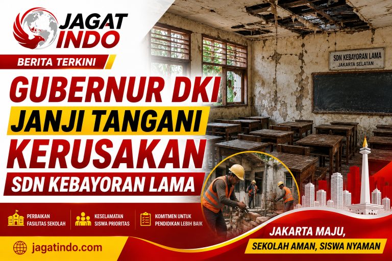 Gubernur DKI Janji Tangani Kerusakan SDN Kebayoran Lama