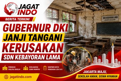 Gubernur DKI Janji Tangani Kerusakan SDN Kebayoran Lama