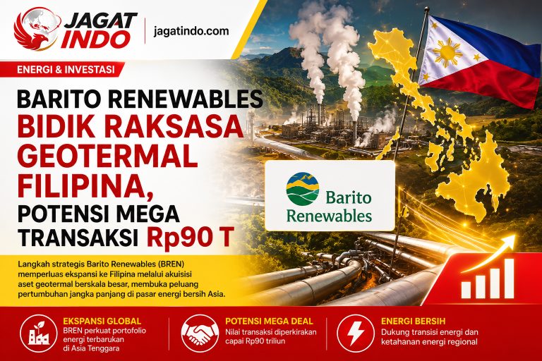 Barito Renewables Bidik Raksasa Geotermal Filipina, Potensi Mega Transaksi Rp90 T