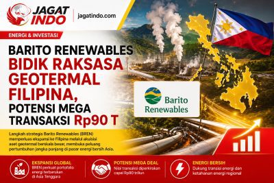 Barito Renewables Bidik Raksasa Geotermal Filipina, Potensi Mega Transaksi Rp90 T